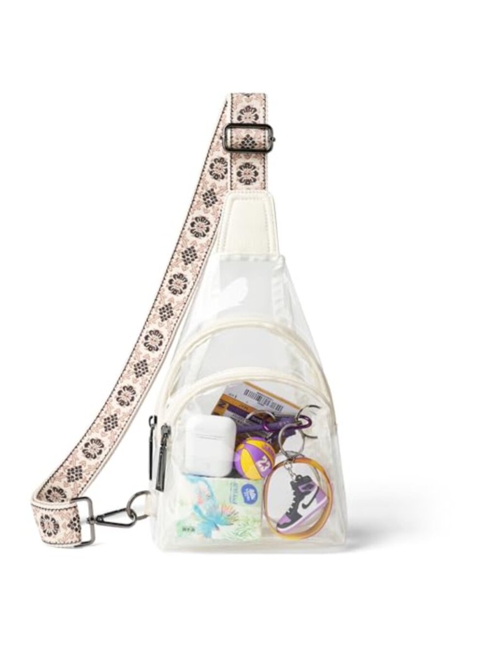 Clear Stadium Approved Crossbody Fanny Pack Sling Bag Waterproof Unisex